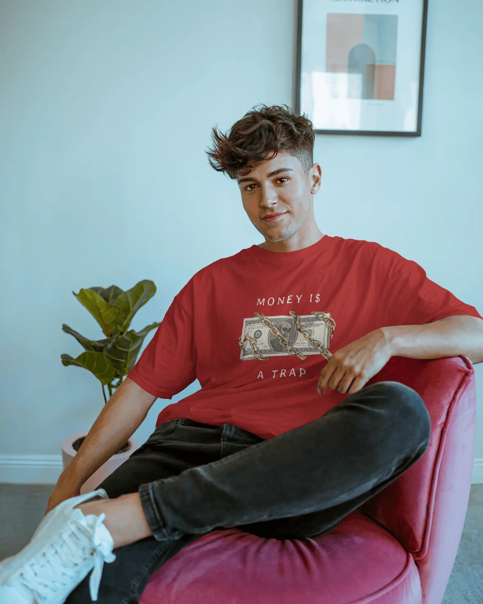 Money is a Trap | Heavy Cotton Oversized Street Tee