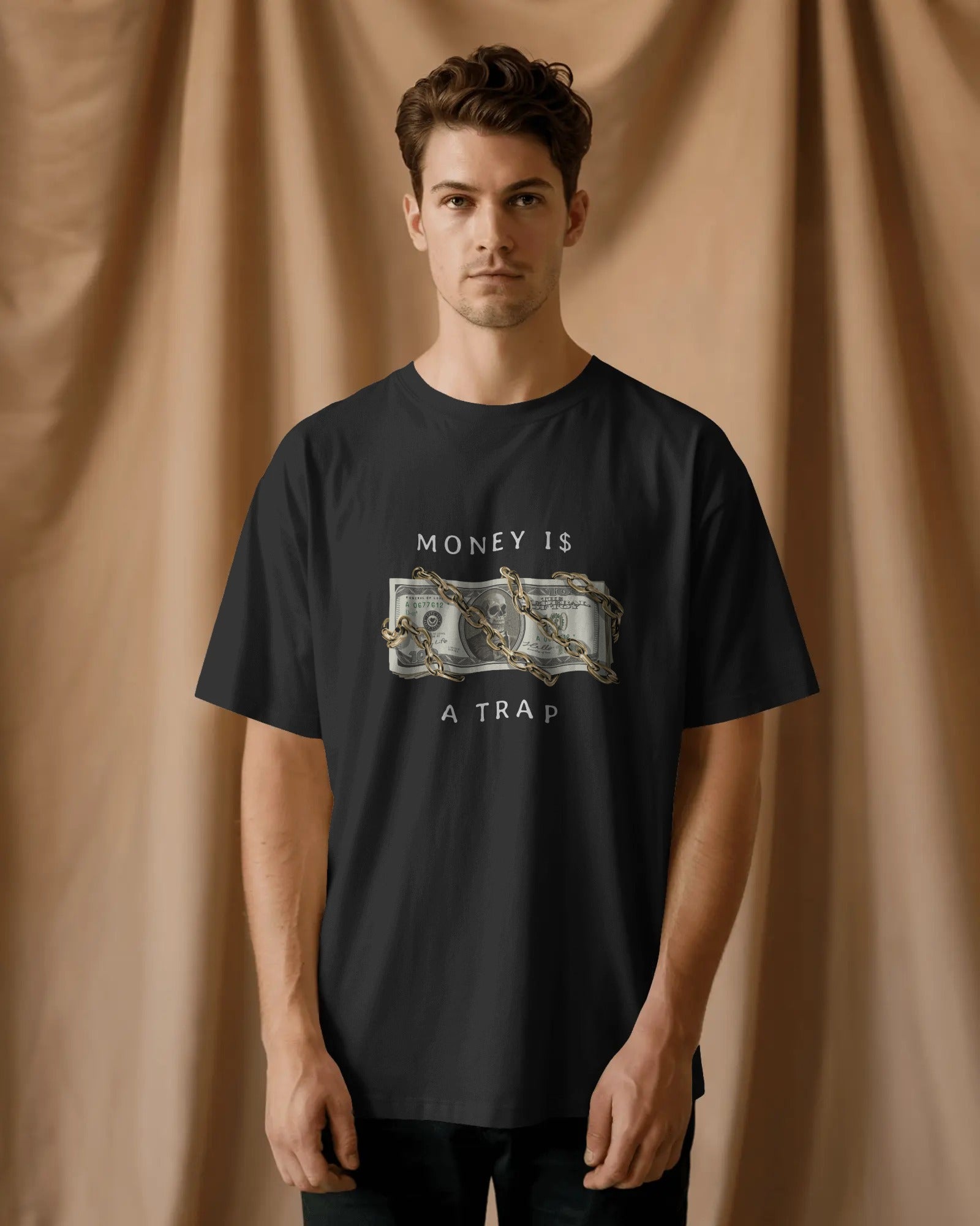 Money is a Trap | Heavy Cotton Oversized Street Tee