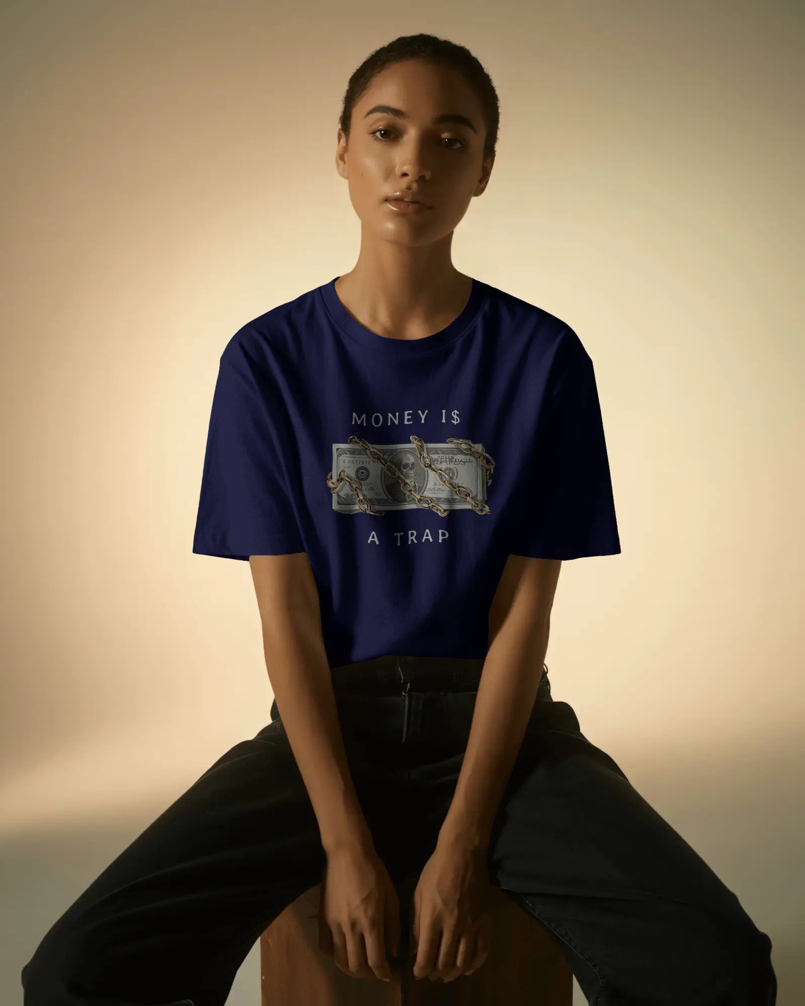 Money is a Trap | Heavy Cotton Oversized Street Tee