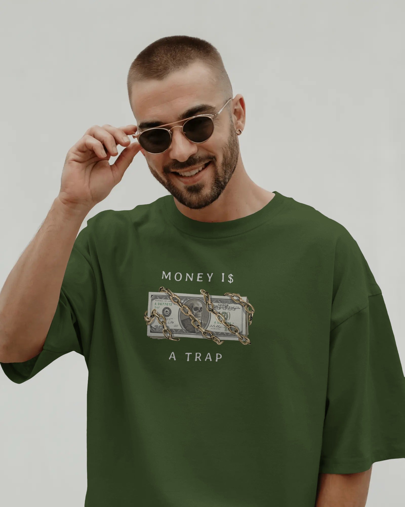 Money is a Trap | Heavy Cotton Oversized Street Tee